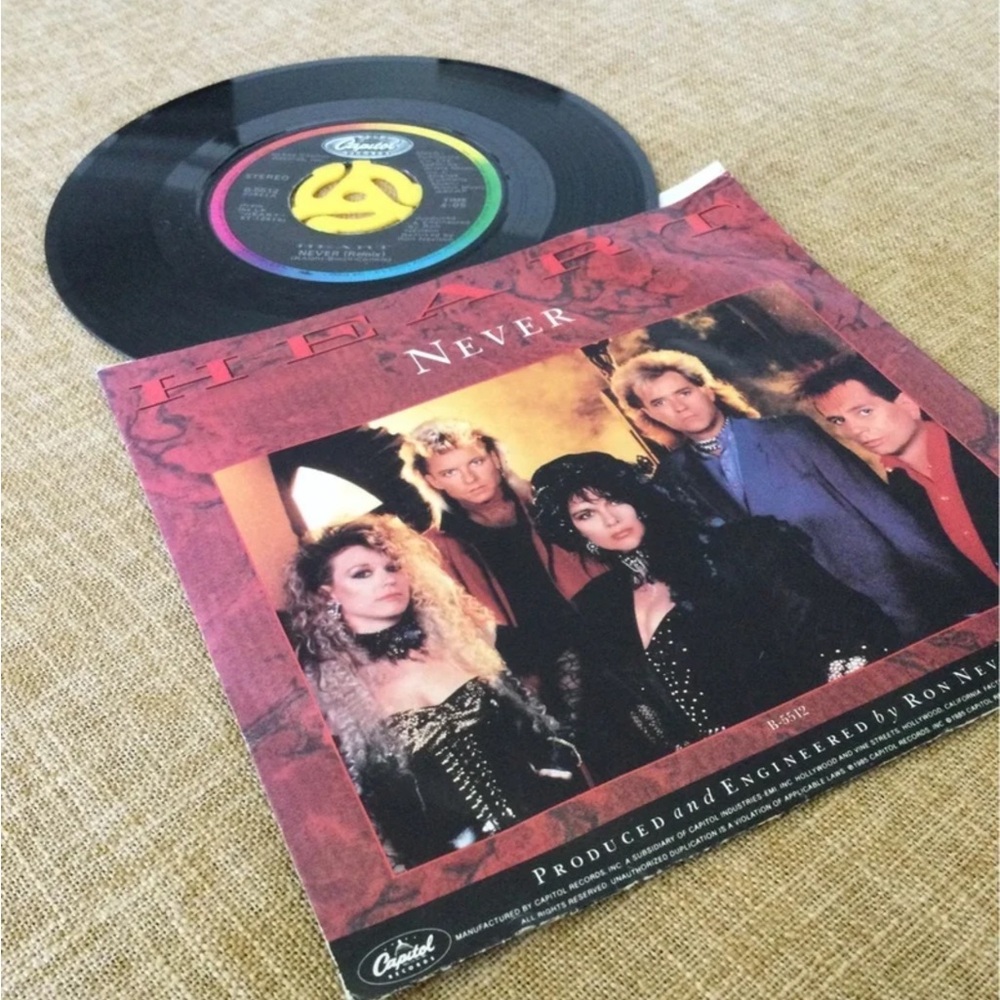 Heart 'Never' Vinyl Record